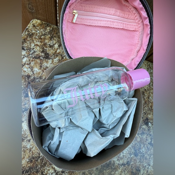 Juicy Couture Velvet Cylinder Cosmetic Bag - Picture 10 of 11